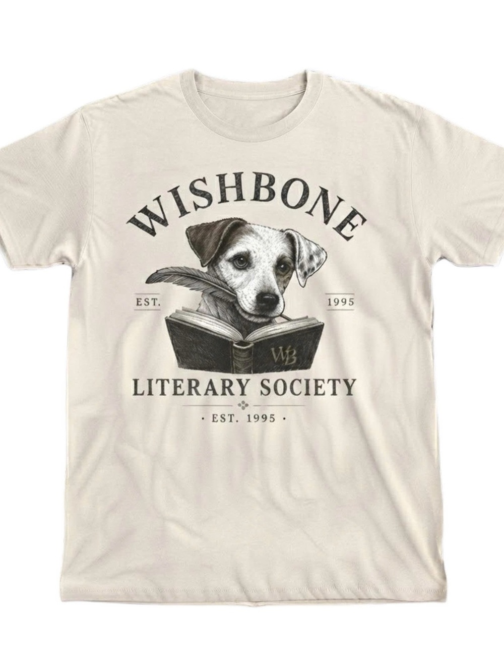 Gildan Literary Society White Dog T-Shirt
